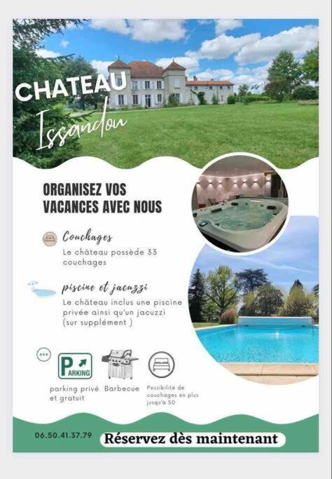 Chateau D'Issandou Golfech Buitenkant foto
